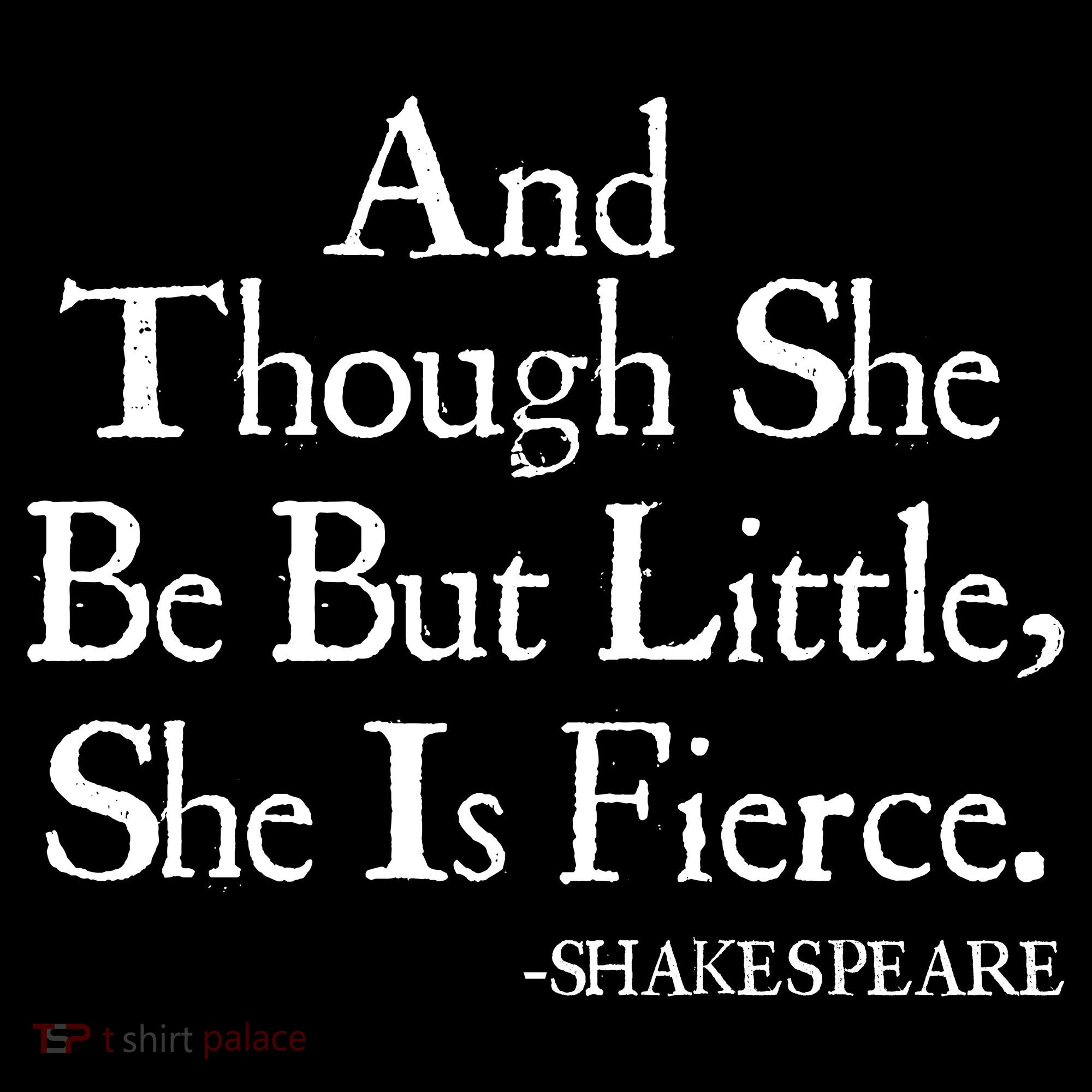 Funny Shakespeare Fierce Quote Women's Tank Top