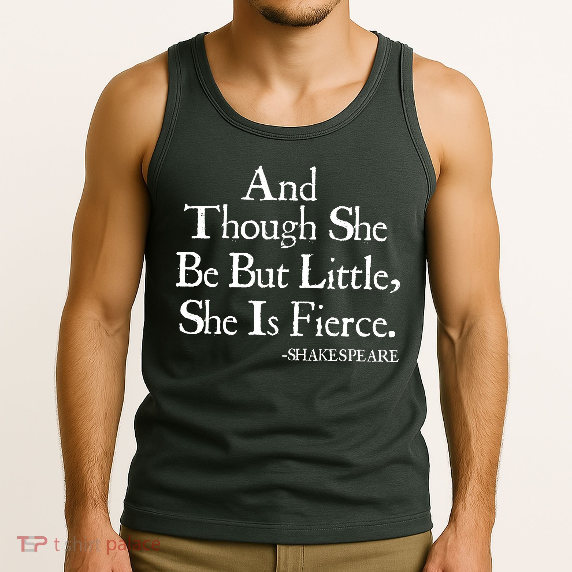 Funny Shakespeare Fierce Quote Tank Top