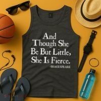 Funny Shakespeare Fierce Quote Tank Top thumb 4