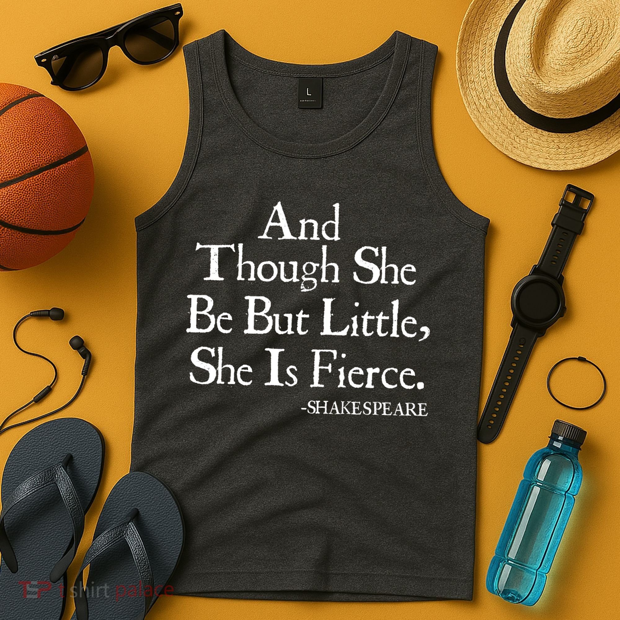 Funny Shakespeare Fierce Quote Tank Top