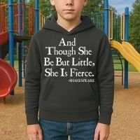 Funny Shakespeare Fierce Quote Kids Hoodie thumb 2