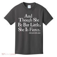 Funny Shakespeare Fierce Quote Kids T-Shirt thumb 0