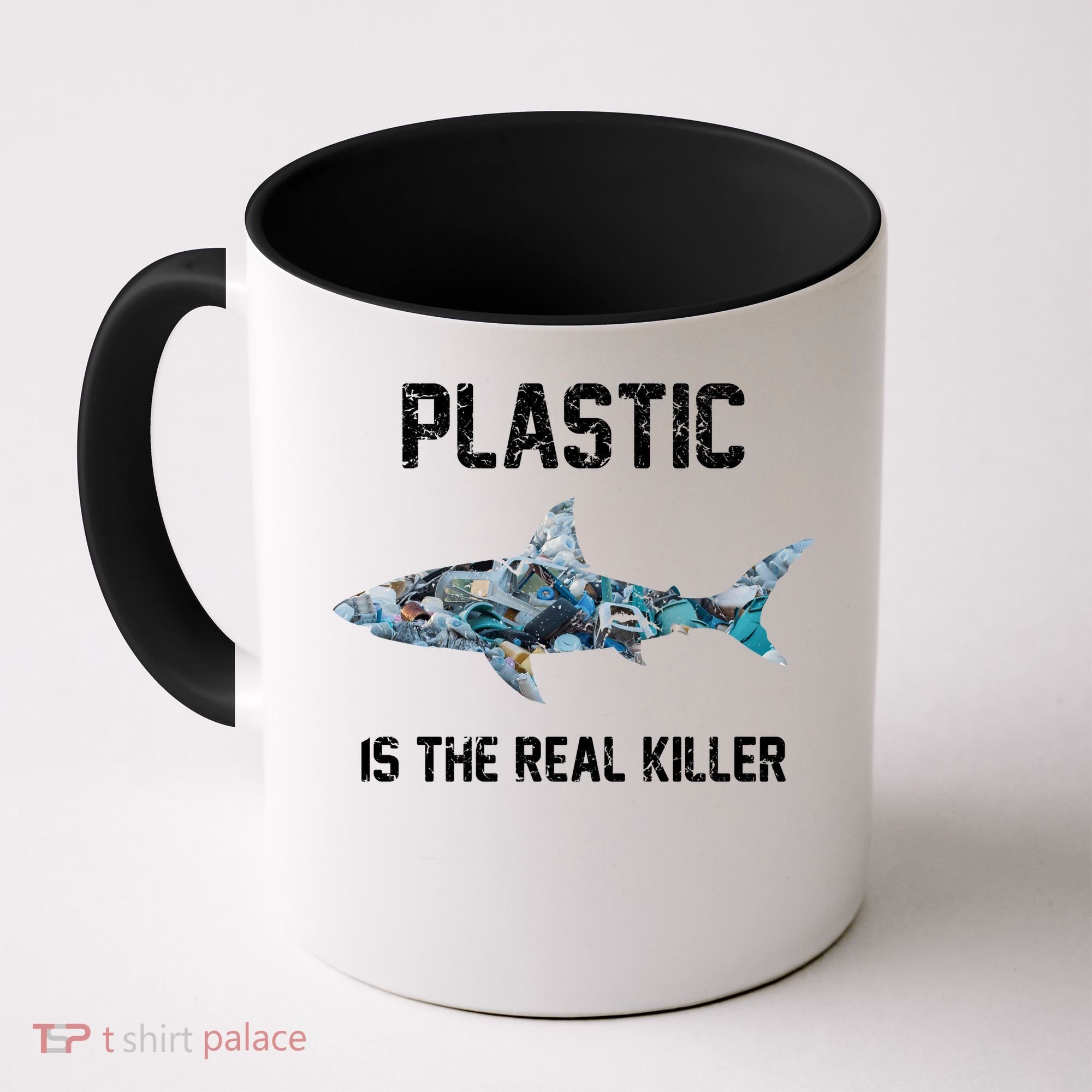Funny Shark Plastic Is The Real Killer Coffee Mug