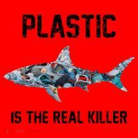 Funny Shark Plastic Is The Real Killer Santa Hat thumb 1