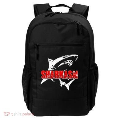 Funny Sharkasm Shark Fan Backpack
