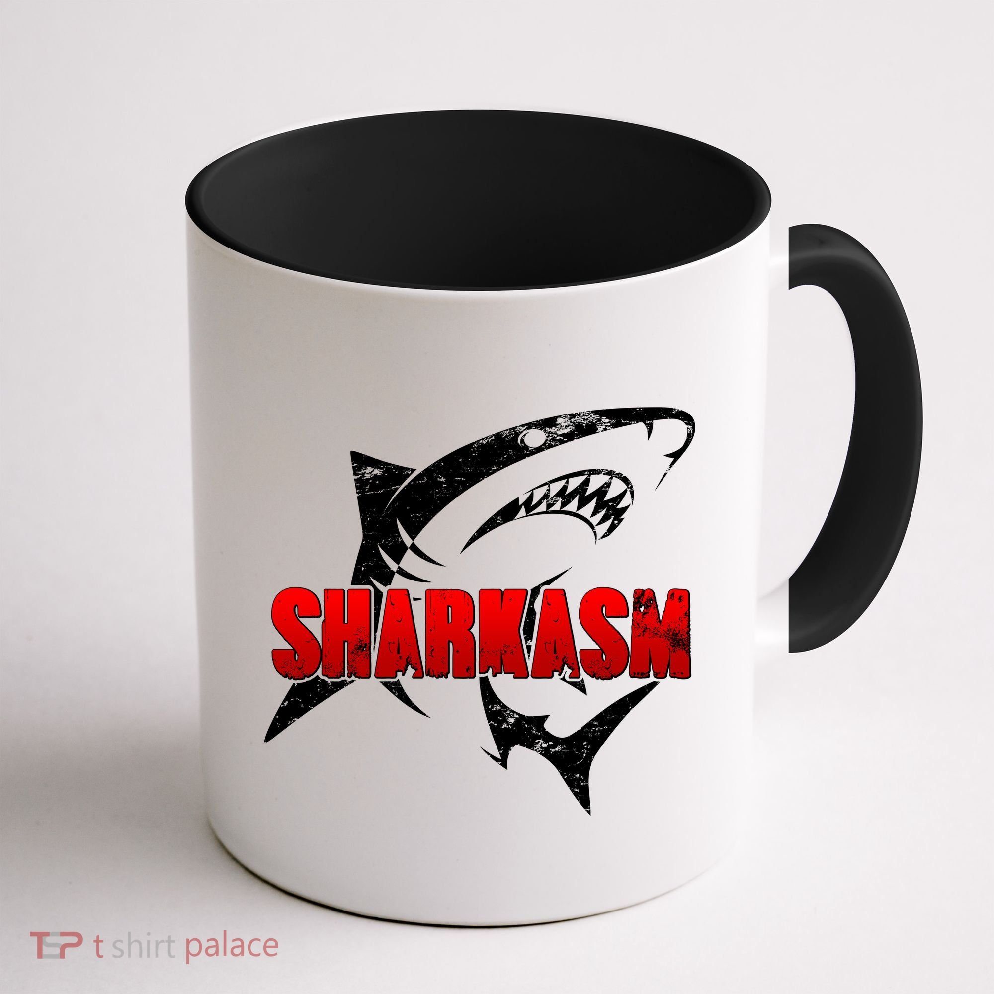 Funny Sharkasm Shark Fan Coffee Mug