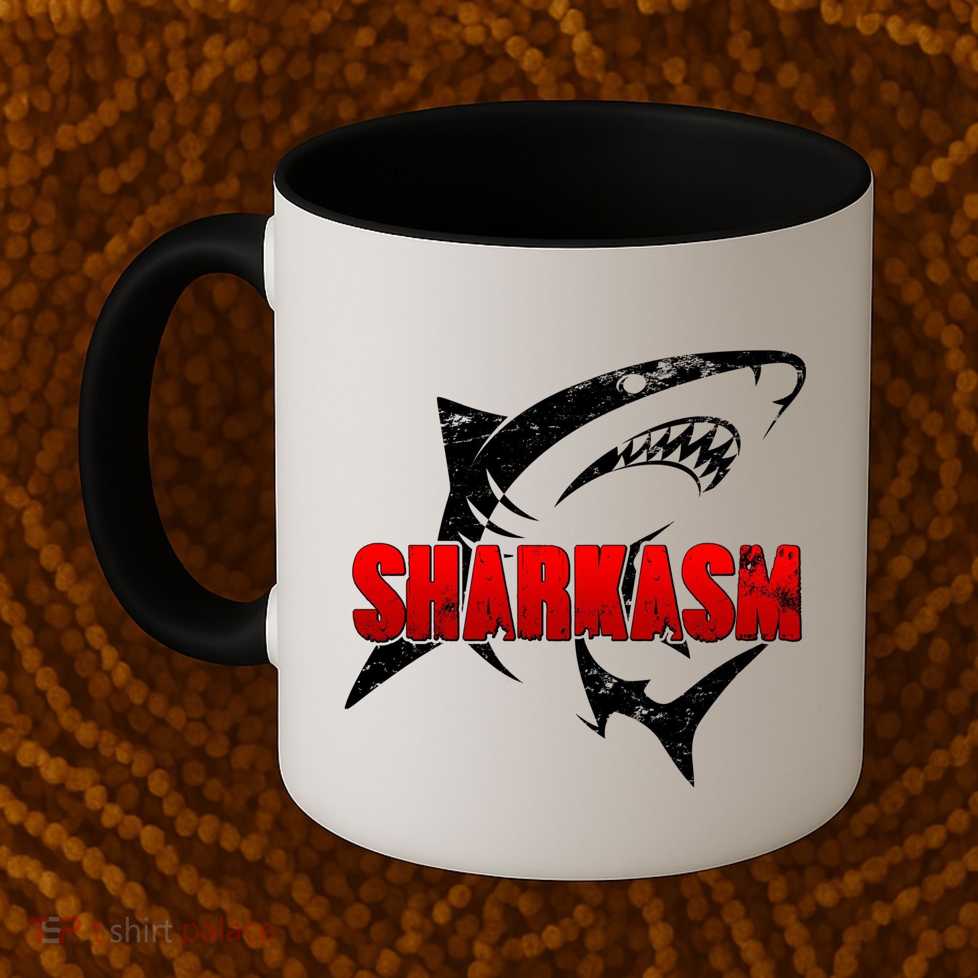 Funny Sharkasm Shark Fan Coffee Mug