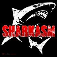 Funny Sharkasm Shark Fan Ornament thumb 1