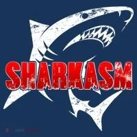 Funny Sharkasm Shark Fan Doggie Tank thumb 4