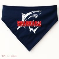 Funny Sharkasm Shark Fan USA-Made Doggie Bandana thumb 0