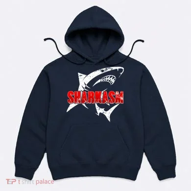 Funny Sharkasm Shark Fan Hoodie