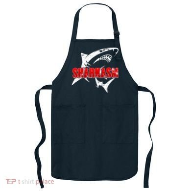 Funny Sharkasm Shark Fan Apron