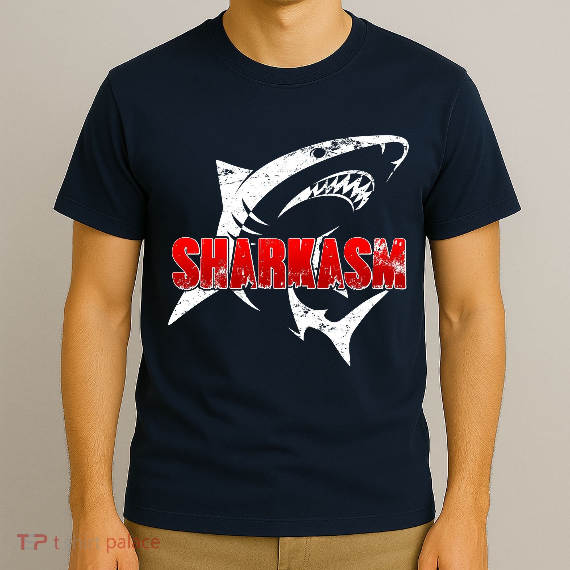 Funny Sharkasm Shark Fan T-Shirt
