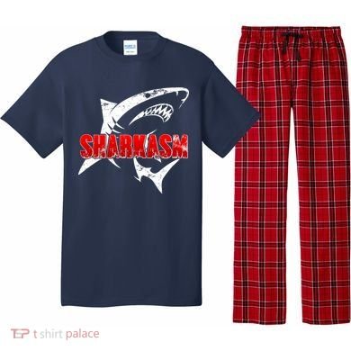 Funny Sharkasm Shark Fan Pajama Set