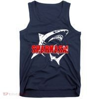 Funny Sharkasm Shark Fan Tank Top thumb 0