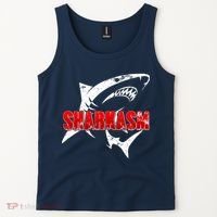 Funny Sharkasm Shark Fan Tank Top thumb 2