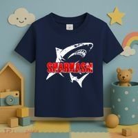 Funny Sharkasm Shark Fan Toddler T-Shirt thumb 3