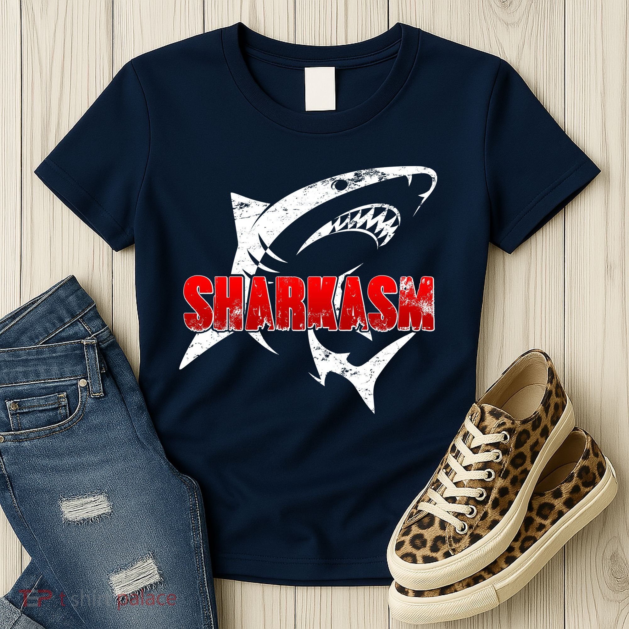 Funny Sharkasm Shark Fan Women's T-Shirt
