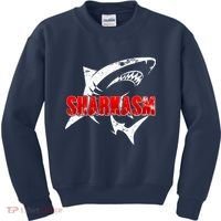 Funny Sharkasm Shark Fan Kids Sweatshirt thumb 0