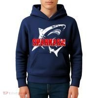 Funny Sharkasm Shark Fan Kids Hoodie thumb 4