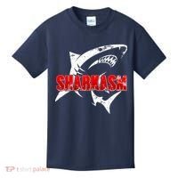 Funny Sharkasm Shark Fan Kids T-Shirt thumb 0