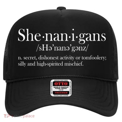 Funny Shenanigans Definition Hat