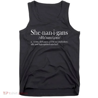 Funny Shenanigans Definition Tank Top