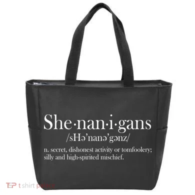 Funny Shenanigans Definition Tote Bag