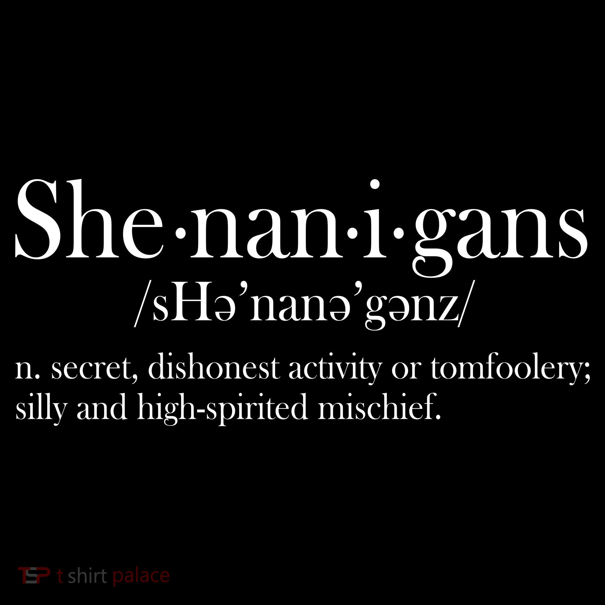 Funny Shenanigans Definition Tote Bag