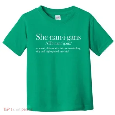 Funny Shenanigans Definition Toddler T-Shirt