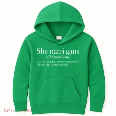 Funny Shenanigans Definition Kids Hoodie
