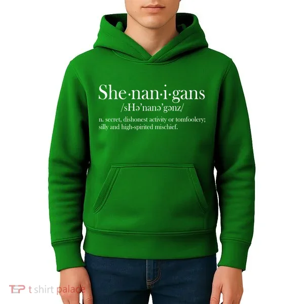 Funny Shenanigans Definition Kids Hoodie