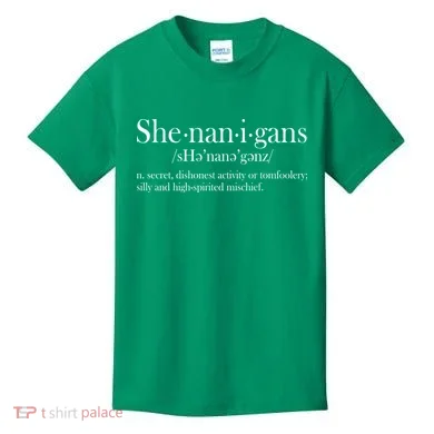 Funny Shenanigans Definition Kids T-Shirt