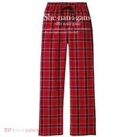 Funny Shenanigans Definition Women's Flannel Plaid Pajama Pants thumb 0