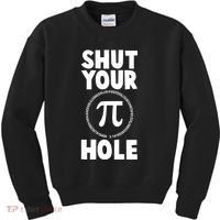 Funny Shut Your Pi Hole 3.14 March 14 Kids Sweatshirt thumb 0