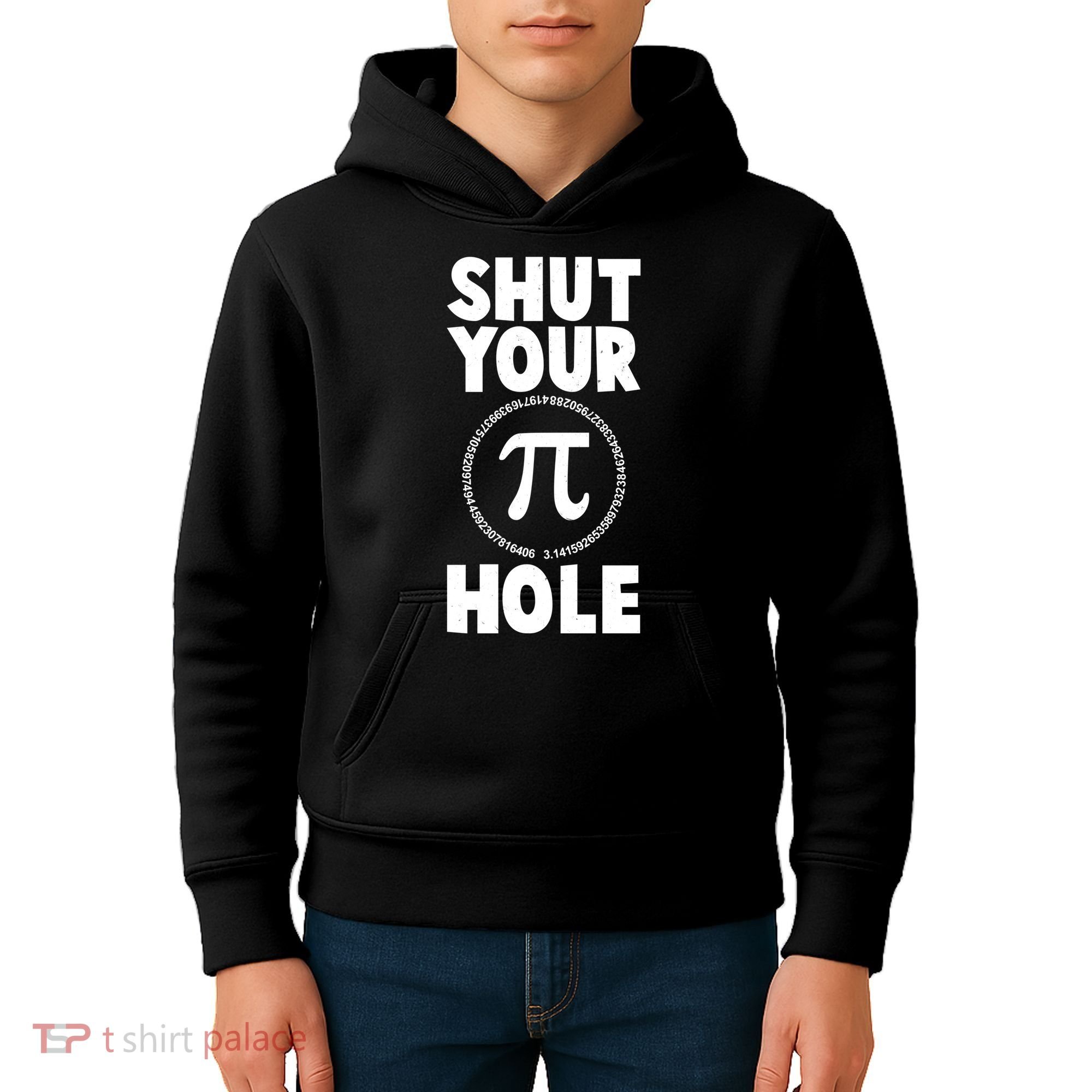 Funny Shut Your Pi Hole 3.14 March 14 Kids Hoodie