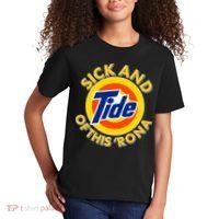 Funny Sick And Tide Of This 'Rona Kids T-Shirt thumb 2