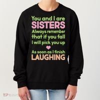 Funny Sisters Laughing Women's Sweatshirt thumb 0