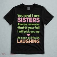 Funny Sisters Laughing T-Shirt thumb 5