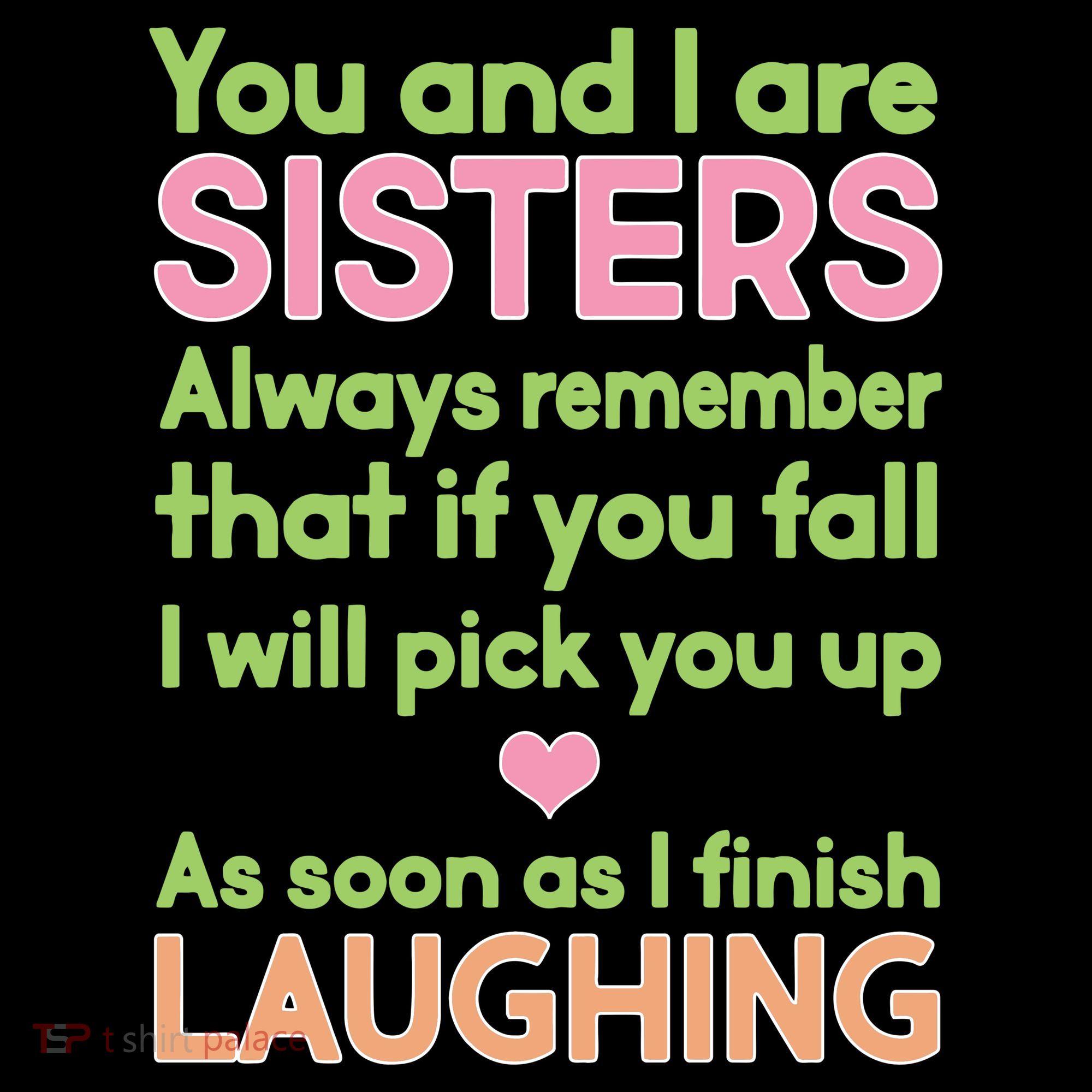 Funny Sisters Laughing Coaster