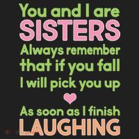 Funny Sisters Laughing Tumbler thumb 3