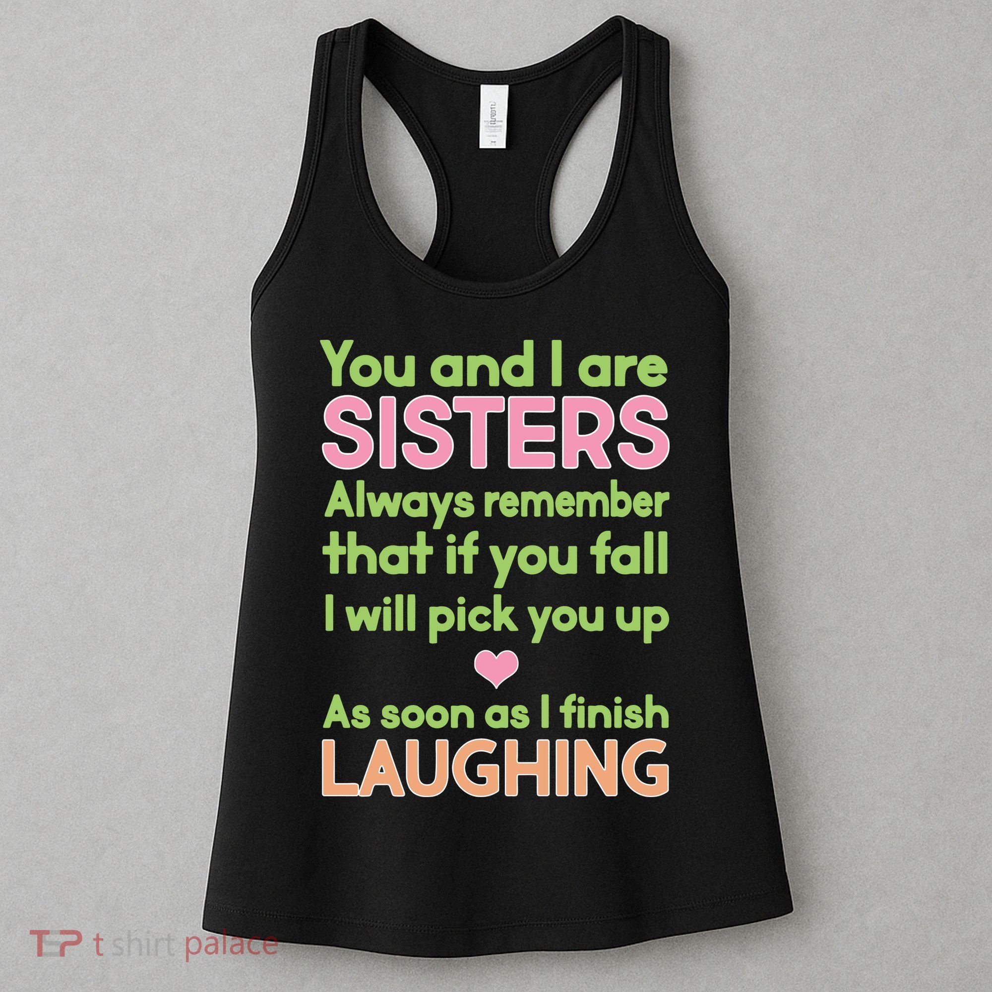 Funny Sisters Laughing Women's Tank Top