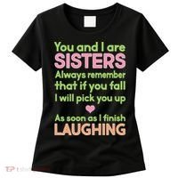 Funny Sisters Laughing Women's T-Shirt thumb 0