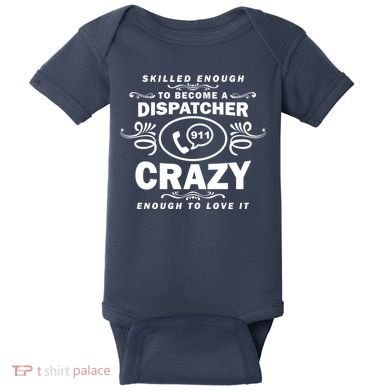 Funny Skilled Dispatcher Baby Bodysuit