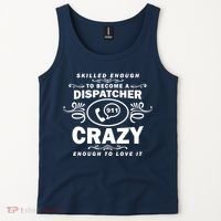 Funny Skilled Dispatcher Tank Top thumb 2