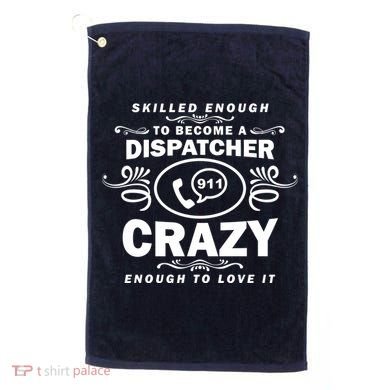 Funny Skilled Dispatcher Golf Towel