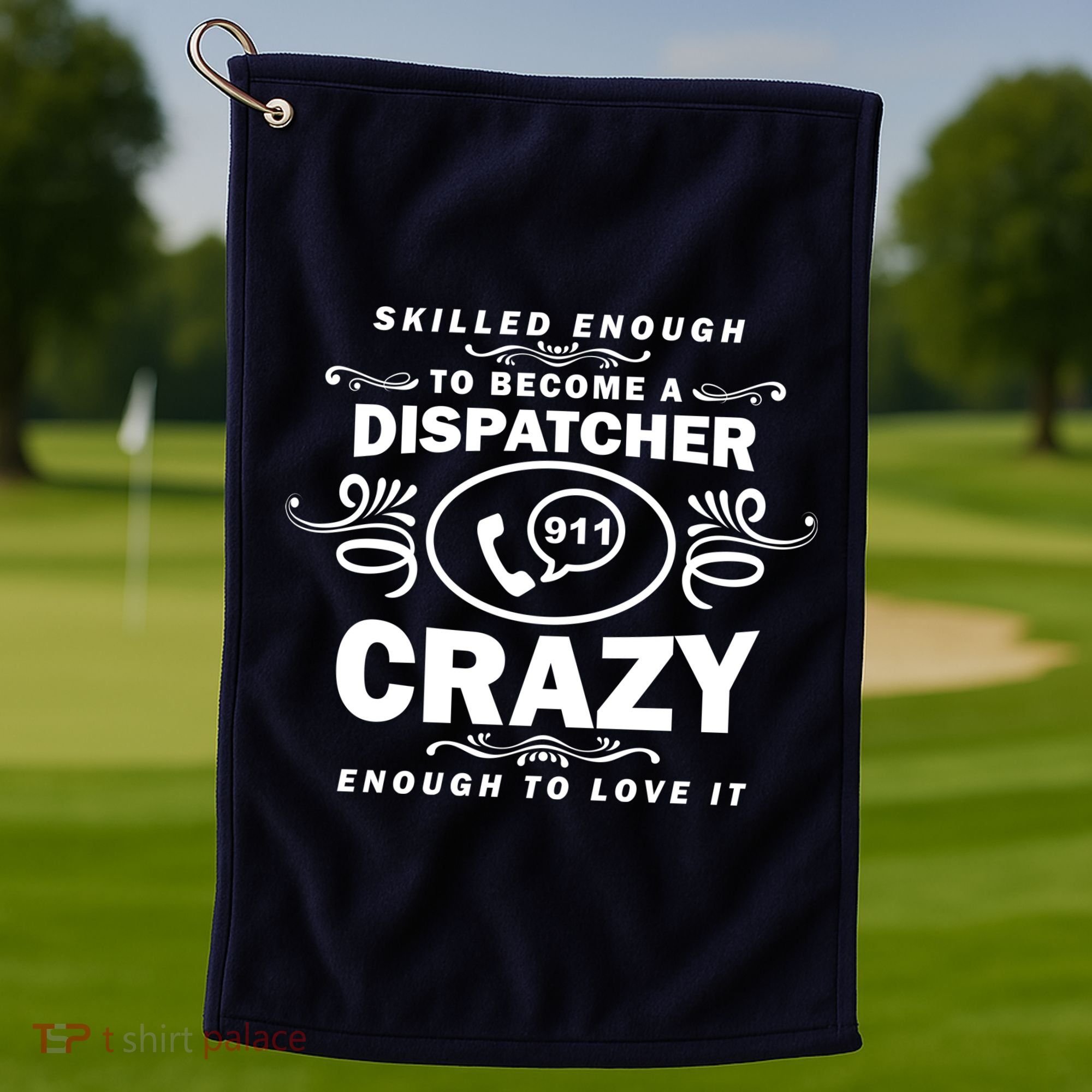 Funny Skilled Dispatcher Golf Towel