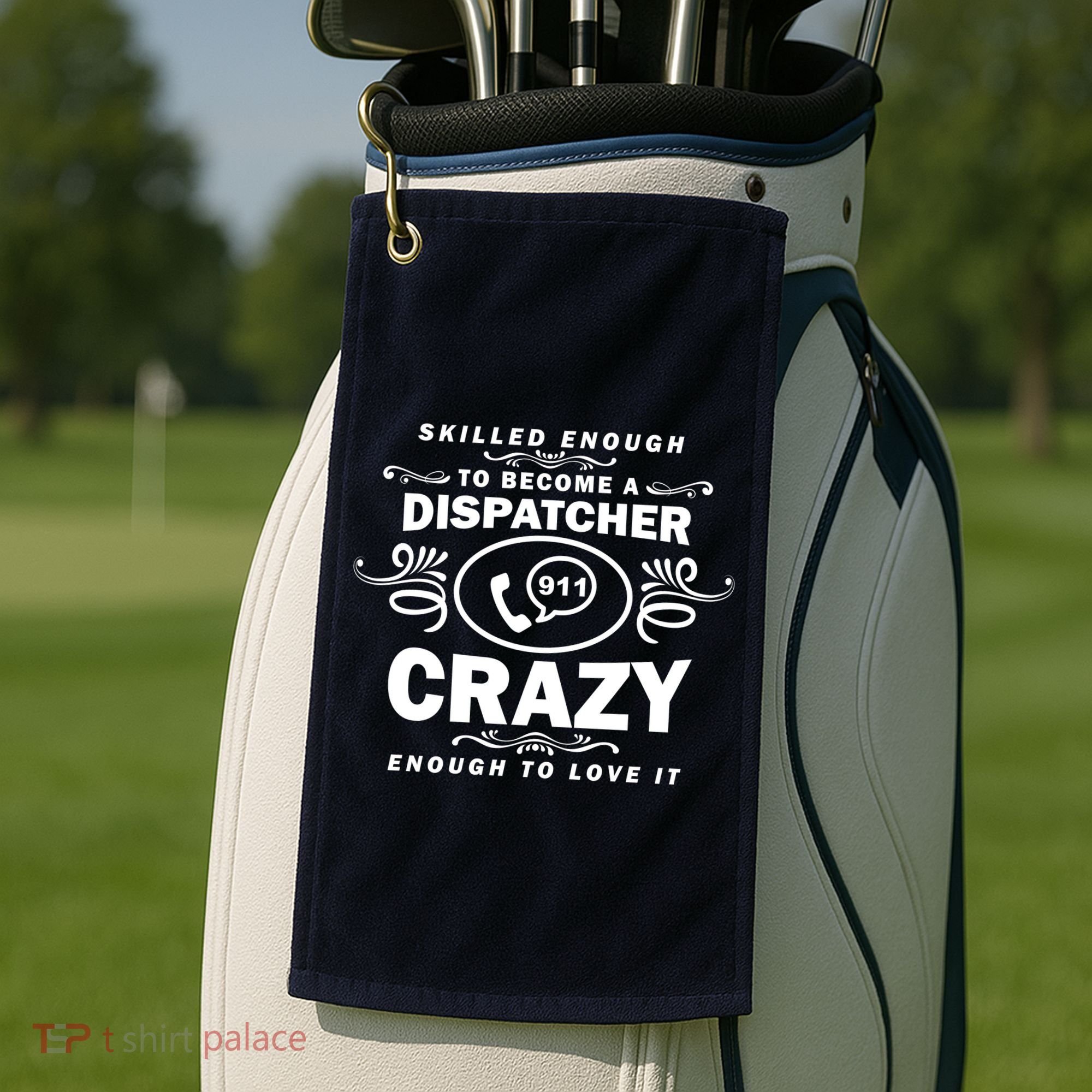 Funny Skilled Dispatcher Golf Towel