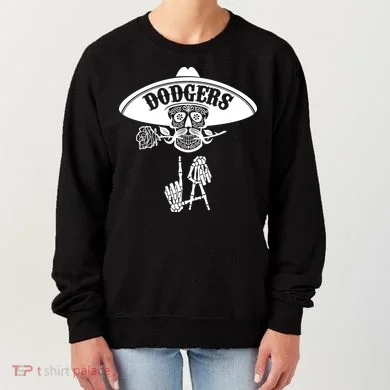Funny Skull Dodgers Women's Sweatshirt