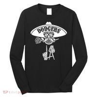 Funny Skull Dodgers Long Sleeve Shirt thumb 0